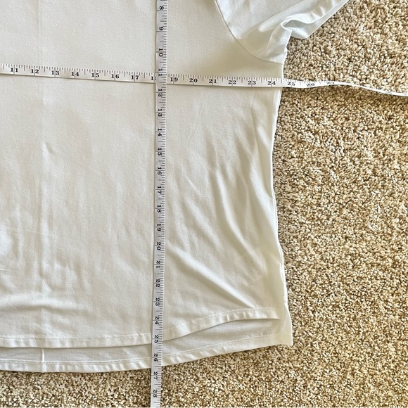 Nike Dri-Fit Athletic Training Shirt Women’s Plus Size 1X White Relaxed DJ6751 - Picture 12 of 13